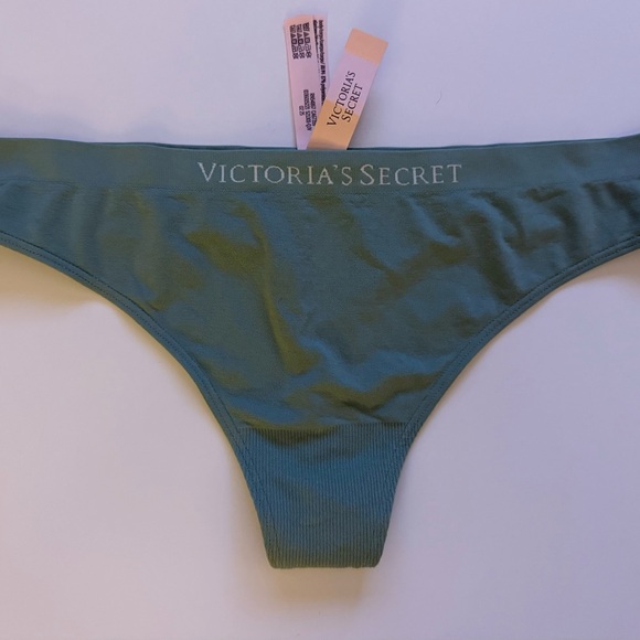 NWT/ Victoria's Secret Teal Seamless Thong Panties
